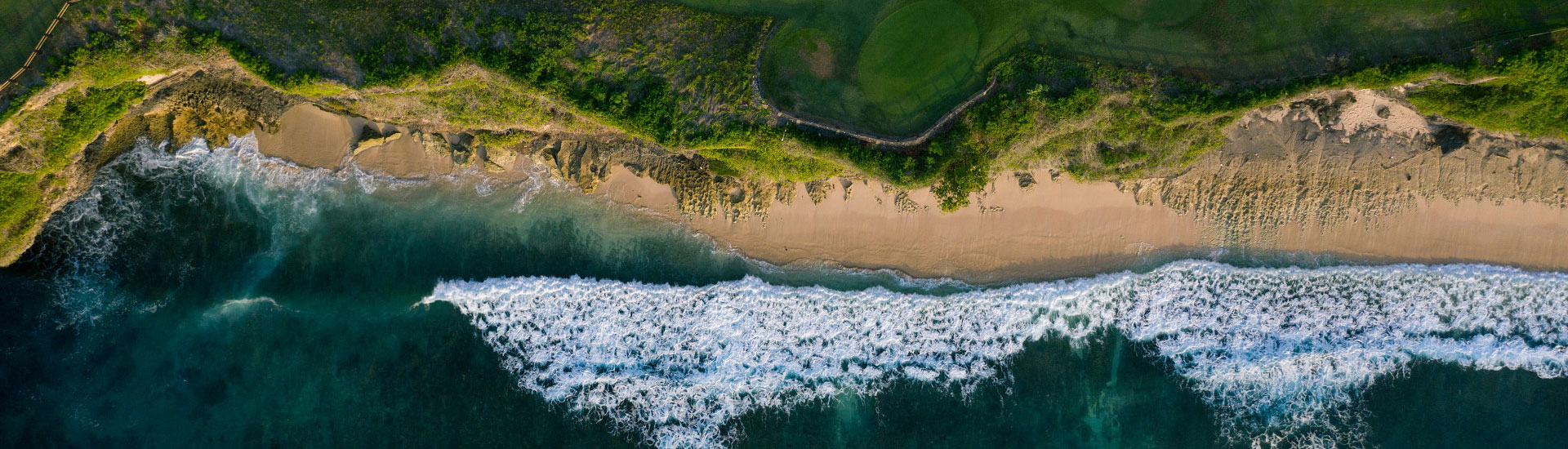 Beachfront and waves